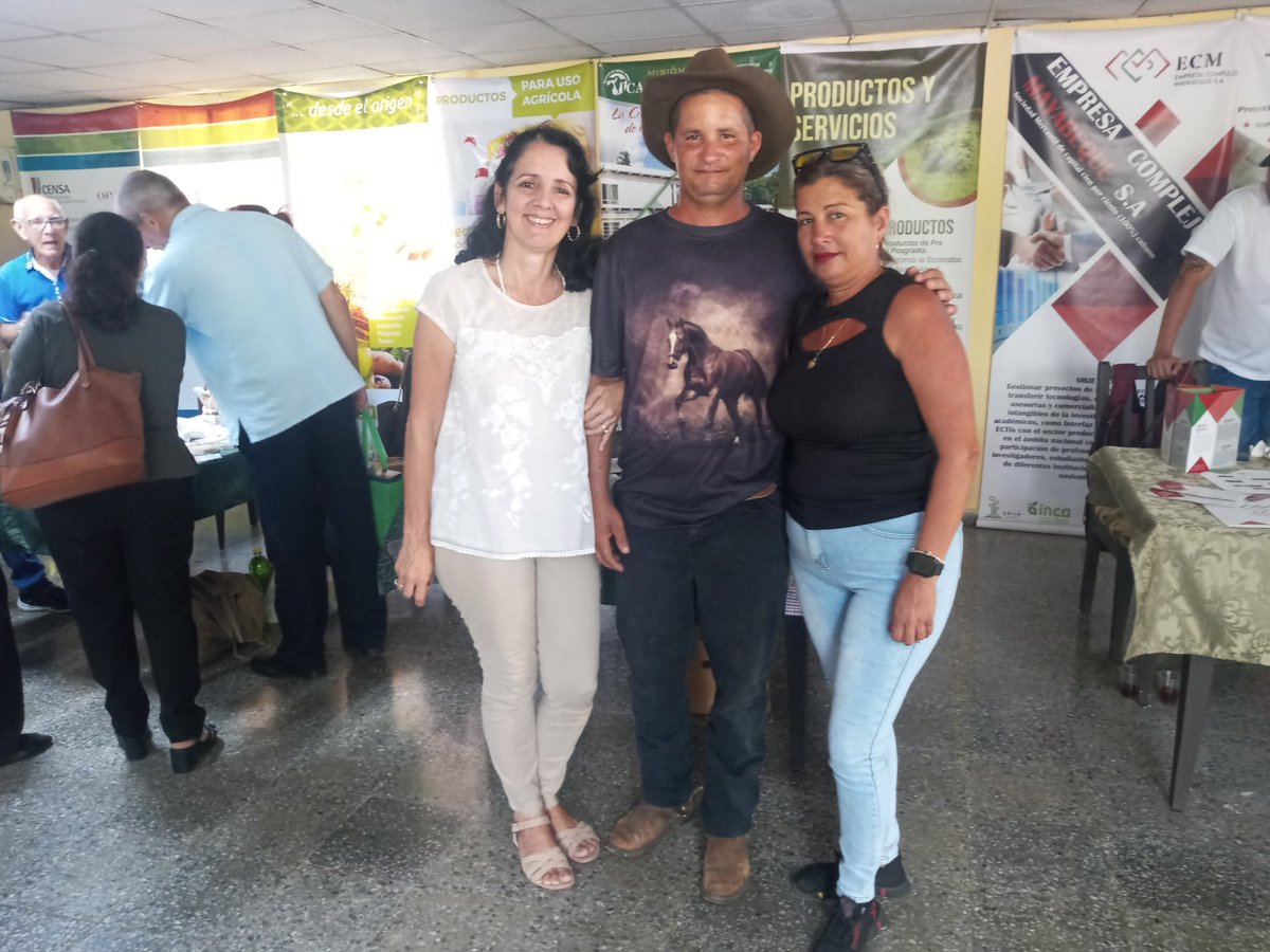 ICACuba's tweet photo. La Dirección de Innovación y Tecnologías Aplicadas del Instituto de Ciencia Animal estuvo representada hoy en la Feria Provincial "Emprendiendo juntos", en San José de las Lajas, Mayabeque.
#Cuba #ICACuba #ciencia #ProducciónAnimal #ComplejoMayabeque #inca #CENSA #ECM #UNAH https://t.co/vkCWBPbE6D
