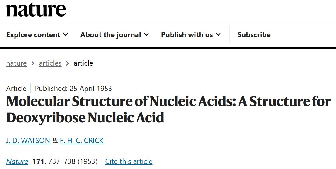Goodbye, #James_D_Watson — the 1962 Nobel Laureate who helped determine the double-helical structure of DNA, based on crucial data from Rosalind Franklin and Maurice Wilkins. He led <a href="/CSHL/">Cold Spring Harbor Laboratory</a> for &gt;35 yrs, making an enormous contribution to molecular biology. 
I met him at CSHL in2018