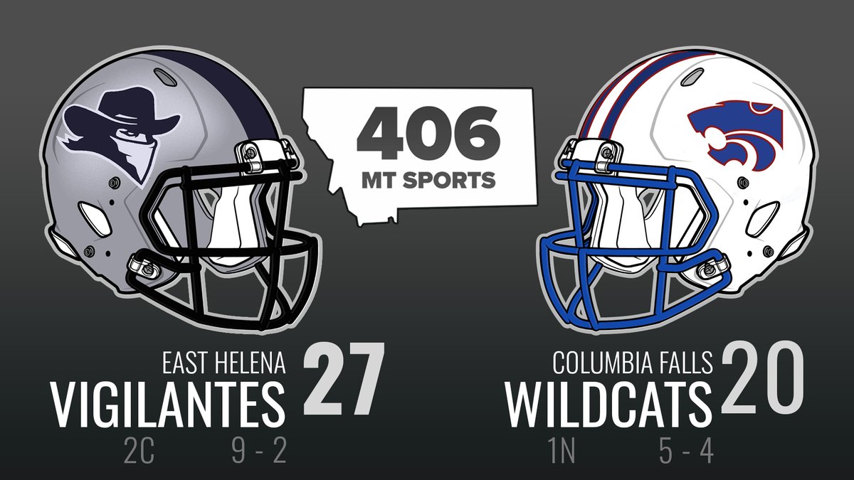 CLASS A QUARTERS: East Helena <a href="/VigilantesFB/">Vigilante Football</a> continues their school history-making playoff run by defeating the Wildcats in Columbia Falls. The Vigilantes will head east next week to visit Billings Central for the semis #mtscores