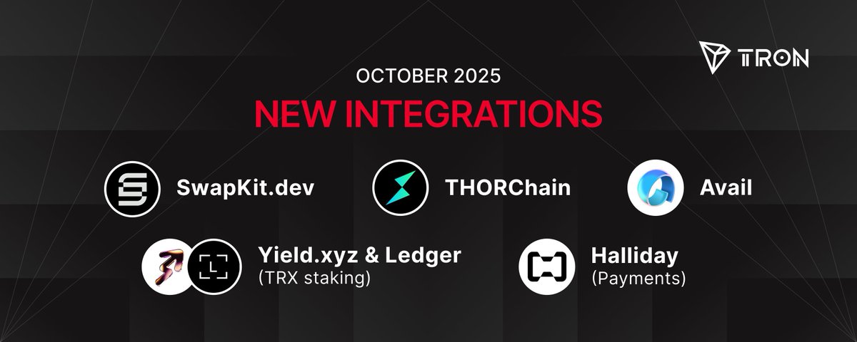 TRON DAO: Làn Sóng Tích Hợp Đỉnh Cao Tháng 10/2025 💞 

1️⃣ <a href="/AvailProject/">Avail</a> Nexus – Mở Rộng Thanh Khoản Liên Chuỗi Phi Tập Trung 

=> Một bước tiến lớn trong việc xây dựng hạ tầng liên chuỗi phi tập trung

2️⃣ <a href="/HallidayHQ/">Halliday</a> – Giải Pháp On-Ramp Fiat-to-Crypto Liền