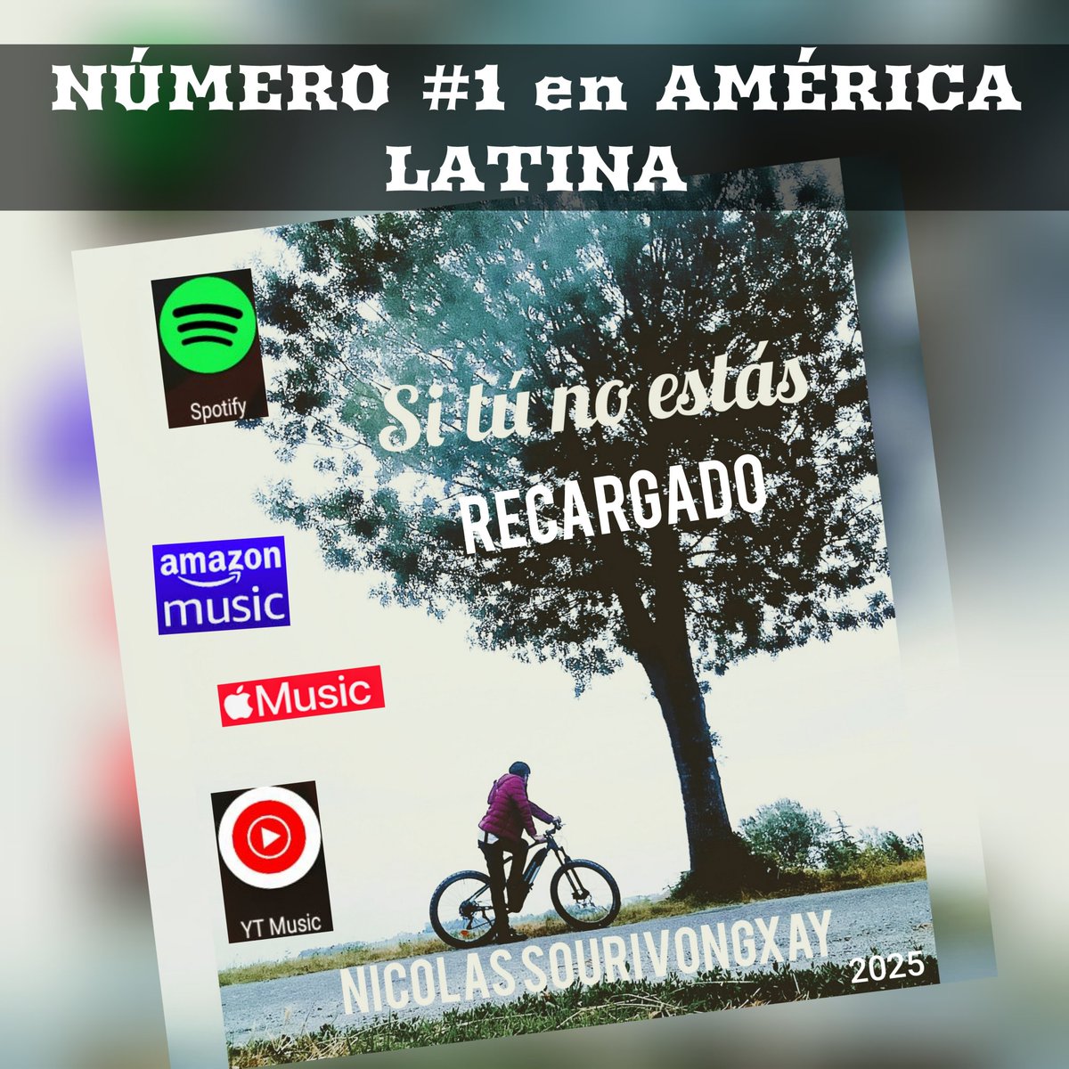 sourivongxaynic's tweet photo. Buscá mi canción "Si tú No Estas (Recargado)" por el Divo Nicolas Sourivongxay que está disponible en tu reproductor de música favorito. Es mí 1er canción del estilo contemporáneo actual latino. #SiTuNoEstasRecargado #SiTuNoEstas #AmericaLatina #CancionLatina #LatinSong https://t.co/AgCC3JAwvk