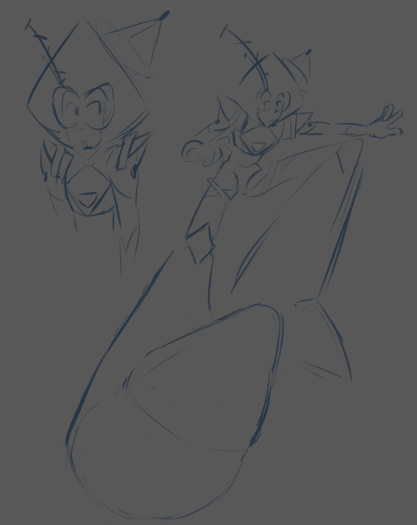 this is my radio tower peridot oc that i will never draw again. enjoy them.