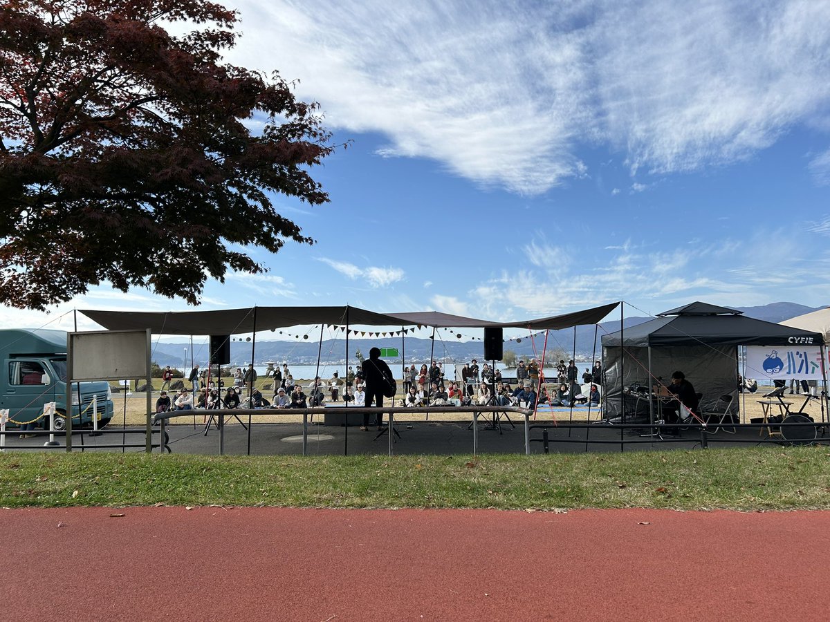 トリ前、
聞間拓さん

拓さん最高です。
諏訪が一つになってる！！

#ヨコフェス諏訪