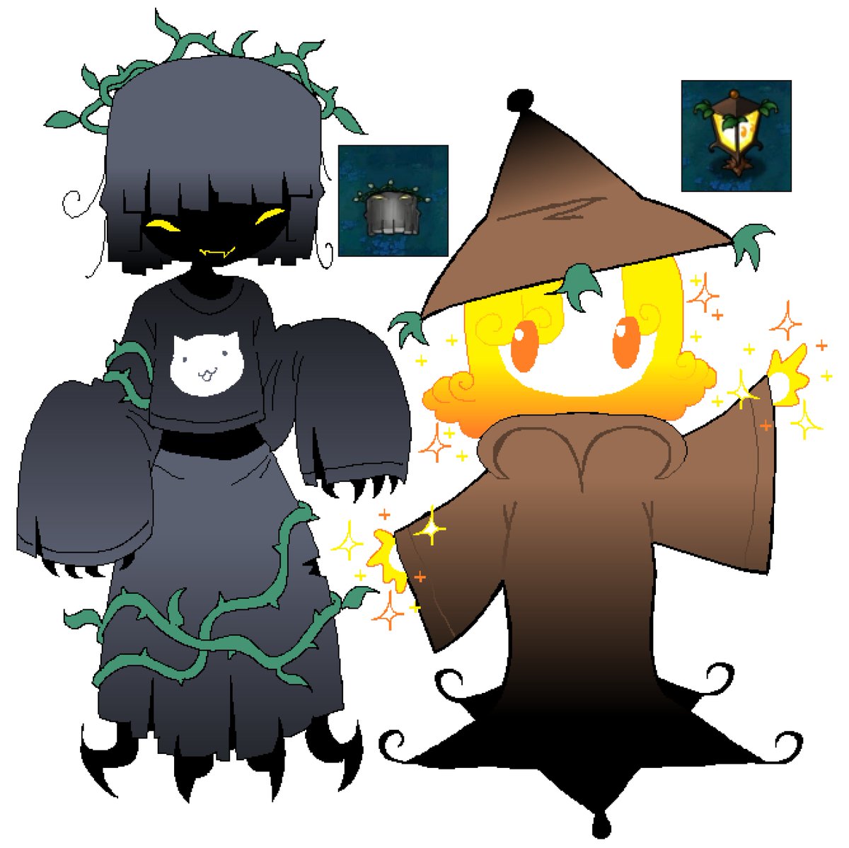 ChewChewer's tweet image. I like the night plants.