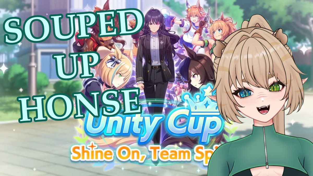 Tiagybara's tweet image. IN EXACTLY 24 HOURS!! We playing through unity cup story and making souped up honses!! #umamusme