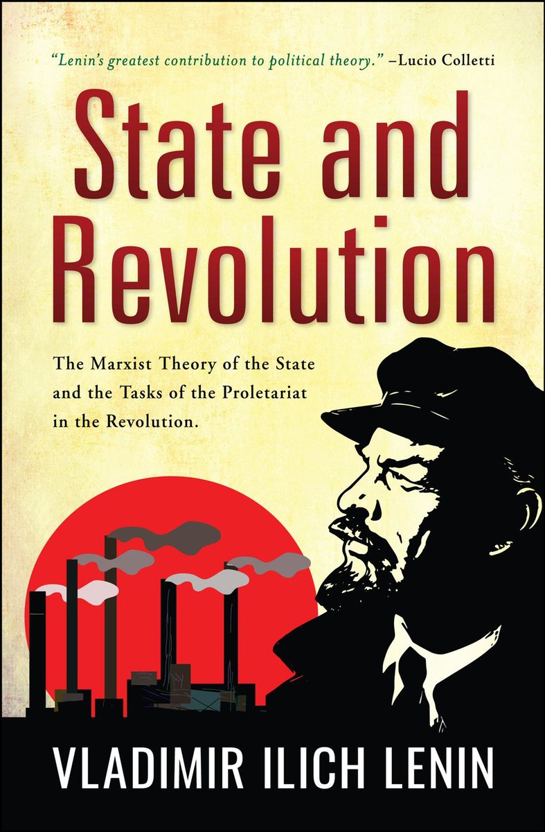 jong_slow's tweet image. Vladimir Lenin and his classic book &quot;State and Revolution.&quot;  

A worthy read indeed. 🍮🍩🍷🍇

#Mamdani #Communist #BrooklynNY