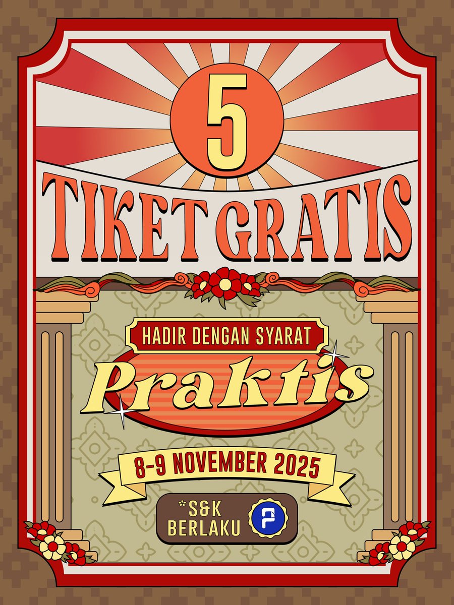 fisiphoria's tweet photo. ποΈ TRAKTIRAN TIKET GRATIS #FISIPHORIA13TH πΆ
Another day another traktiran dari Admin buat kalian berdendang secara gratis! π€―
π Periode Giveaway: 8β9 November 2025
Cek syaratnya di Instagram ya bes! Goodluck Fisiphorians π
#zonakonser #giveaway #zonajajan #konsersemarang https://t.co/1d9L2Q2r2v