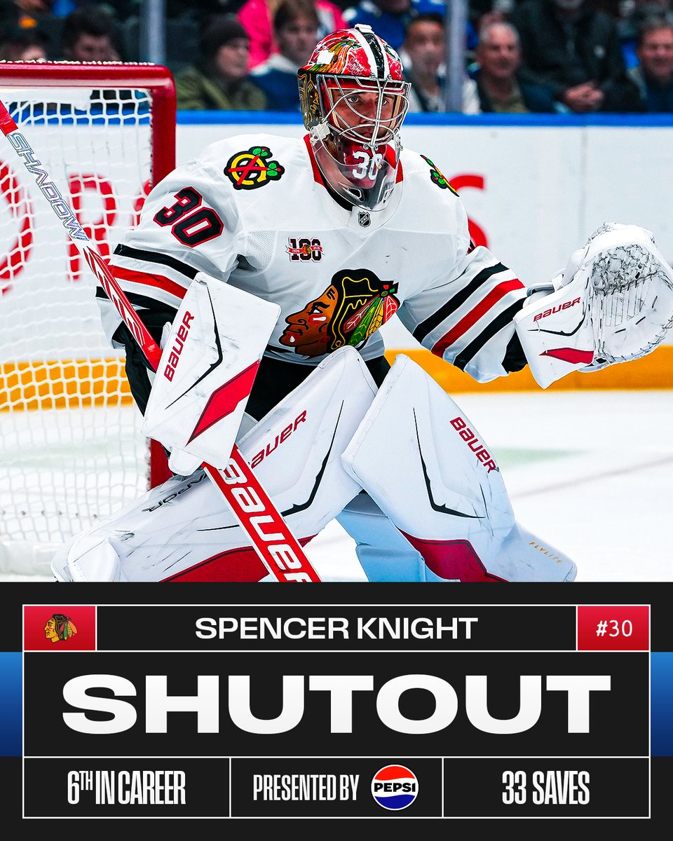 NHL's tweet photo. Spencer Knight earns his sixth career @pepsi shutout! 🌟 https://t.co/oIL18Kv9Mu