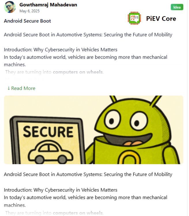 PiEV Core tweet media