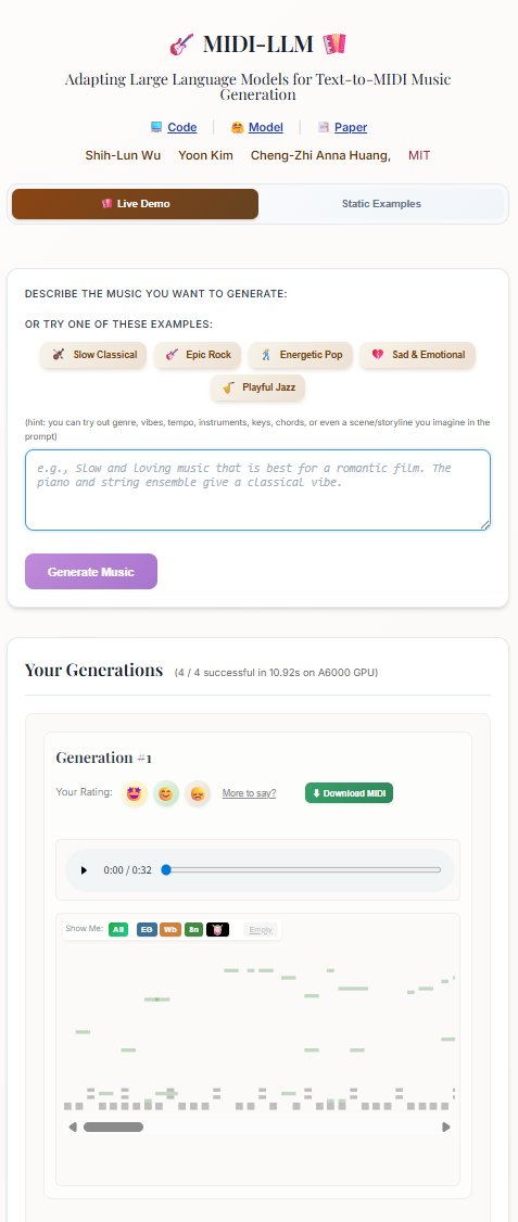 MITの研究者らは、言葉で指示するとMIDI形式の音楽を生成できる言語モデル『MIDI-LLM』を開発。
「こういう音楽を作って」と伝えると直接音楽データを生成。これは統一規格です（楽器に転送できる）。

面白いことに、「もともとある言語モデルに音楽の知識を追加する」アプローチを取っています。