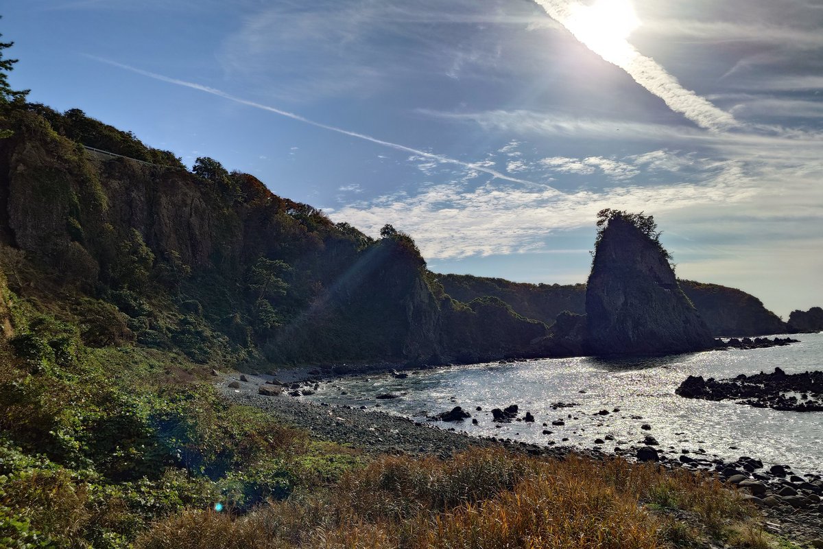 tomox_c's tweet image. 能登金剛を訪問