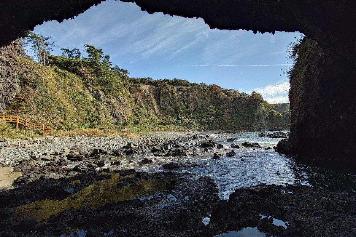 tomox_c's tweet image. 能登金剛を訪問