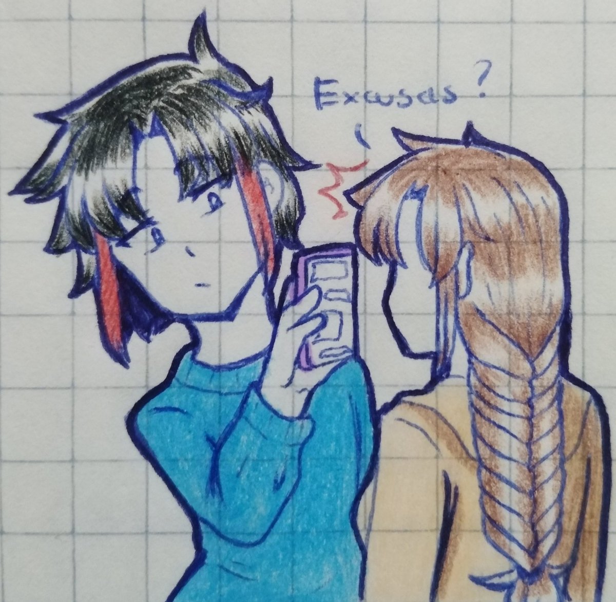 Stefanyowo's tweet photo. No es malo pasar el momento ya sería de vez en cuando las salidas 🫂✨
(Cálmate loca soy tu amigo, no pareja...... chistosa 😑)
#comic #amistad #art #mystyle #TikTok #myart #dibujo https://t.co/6paR5YClr1