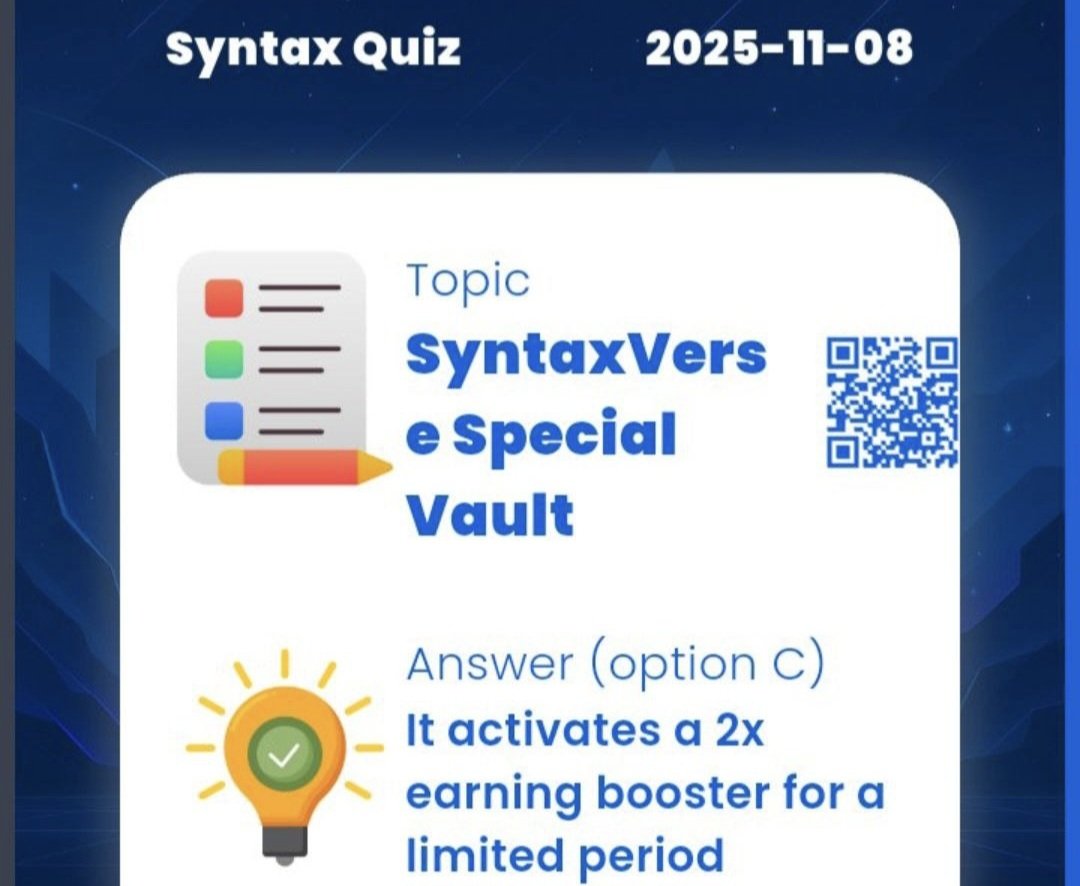 Ykmzcrypto's tweet image. #SyntaxVerse QUİZ

🎉BAŞLA:

t.me/adrpwhale00/807

#Airdrop     #Syntax      $SYNTAX