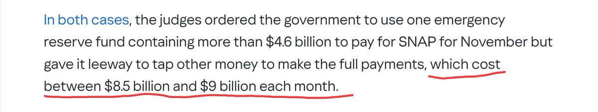 Wow...that how much it costs each month to feed these people...$8.5 - $9 BILLIONS a month.
