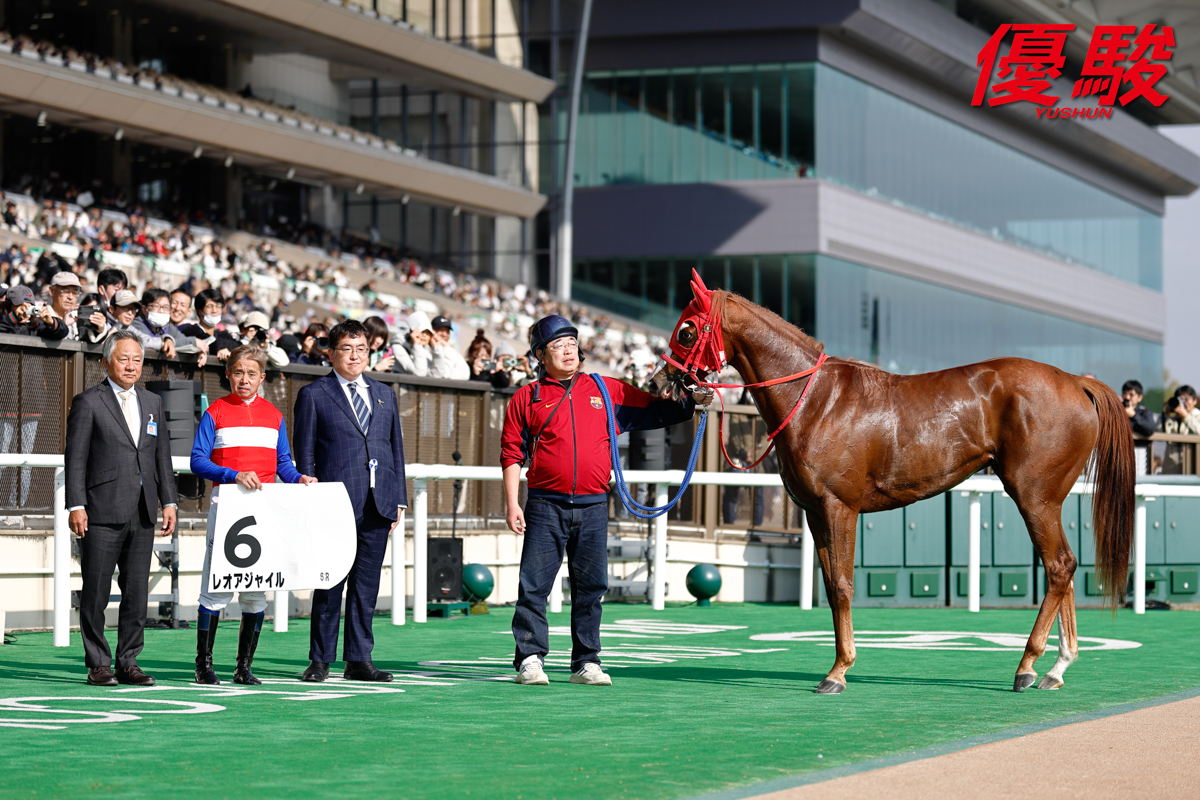 東京第6レース「2歳新馬」(芝1400m)は #岩田康誠 騎手騎乗の #レオ