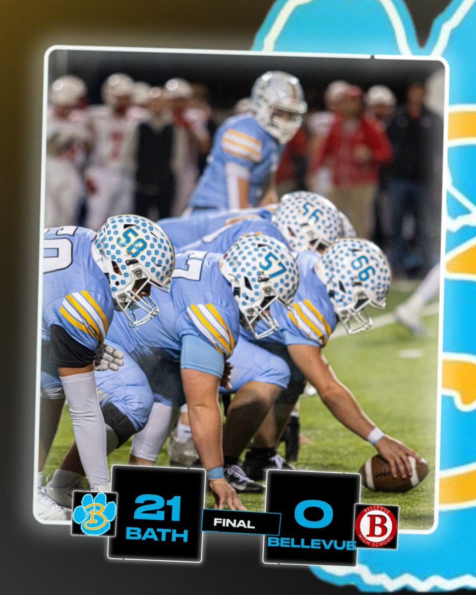 Congratulations on the Regional Quarterfinal win over Bellevue!  The Wildcats are one of the top 16 teams in Division IV in Ohio!!!