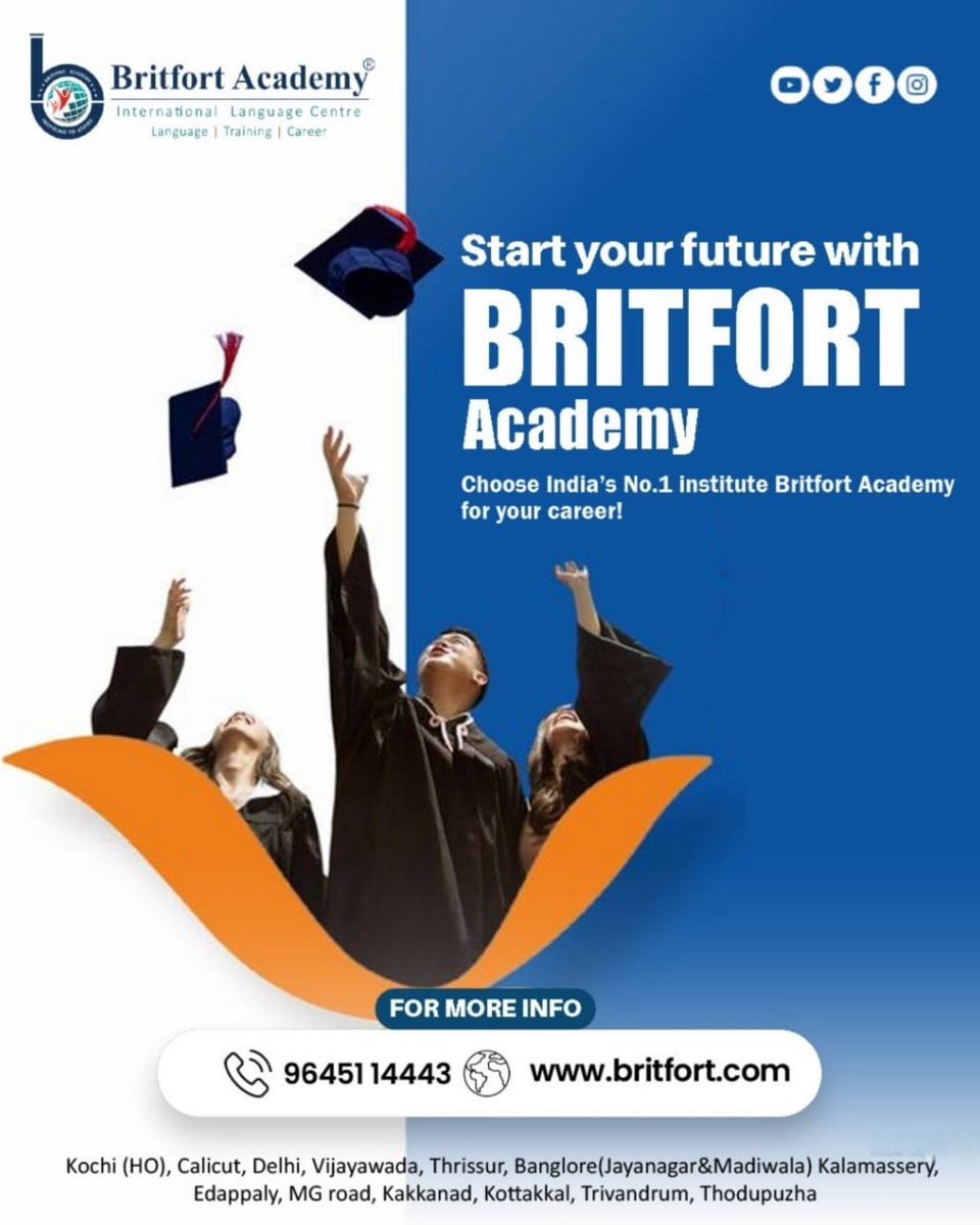 britfortenglish's tweet image. Britfort Academy is your perfect partner for success! 🌏✨

🌐 Visit: britfort.com￼

#BritfortAcademy #LanguageTraining #IELTS #SpokenEnglish #CareerSuccess #StudyAbroad #LanguageCentre #CommunicationSkills #FutureBeginsHere #LearnWithBritfort #EducationForAll