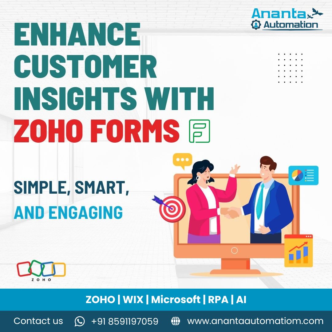A_Automation_'s tweet image. 🚀 Still guessing your customers’ needs? Don’t fall behind!
With Zoho Forms + Ananta Automation, capture real-time insights, design branded forms &amp;amp; sync with Zoho CRM/Analytics. 📊📋

👉 Act now &amp;amp; unlock growth with our Zoho Implementation Services!

#AnantaAutomation #ZohoForms