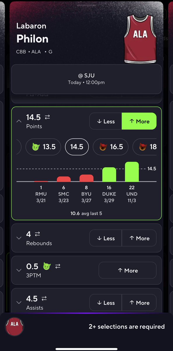 ChaseMoneyHQ's tweet photo. CBB POTD NIGHT OWL🚨‼️

Labaron Over “14.5” Points, Expanded Role this year in a top 25 matchup, He’s going to KILL!

Like and Follow as we cash this POTD AGAIN!🤝🏾Giveaway if I don’t Cash! Like and Follow to enter 💵 🔒 Pairs in Premium ⬇️
https://t.co/L3XpofU9eg
#PrizePicks #GamblingTwitter #CBB #NBA