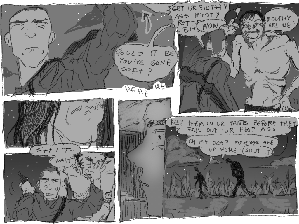 i cant stop drawing #protag and #palegun .,.,,.from #ninah,.,.this is my #ninahfanart,.,