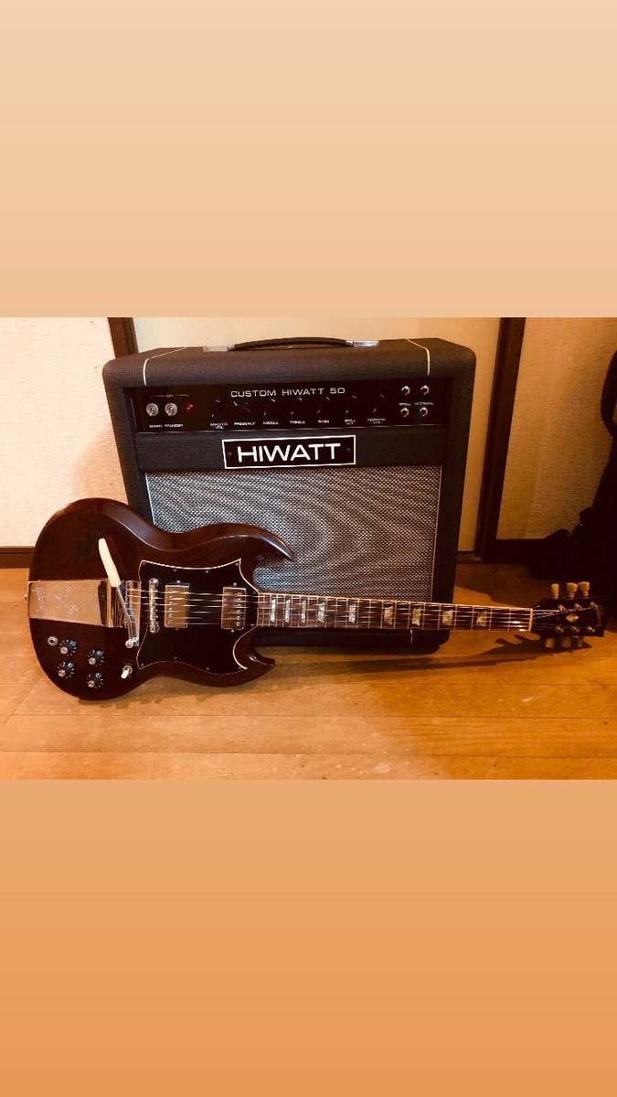 rallysxxxxxdow1's tweet photo. hiwatt正式にはHiwatt Custom 50 Combo SA112というモデルになります。

90年代のAudio Brothers製作のBulldogです。

#hiwatt https://t.co/GwYDDXKKhl