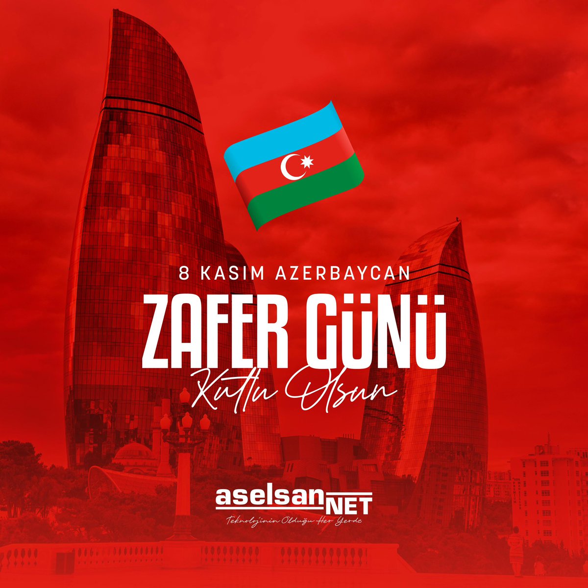 AselsanNET_TR's tweet image. 🇦🇿 Azerbaycan’ın 8 Kasım Zafer Günü kutlu olsun.

Kardeşliğimiz ve dayanışmamız sonsuza dek sürsün.
#Aselsannet