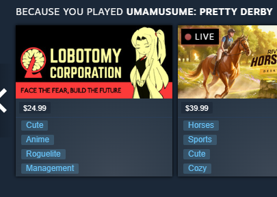 AbsoluteColors's tweet image. what is steam trying to tell me