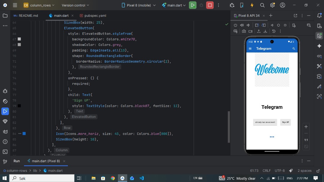 Foziahussaini75's tweet image. Learning flutter 1st week 
Thanks to our teacher @ArezoMansouri80 
And CTI team @CodeToInspire and @f_forough 

#AfghangirlsCode #mobiledev #flutter_app_development