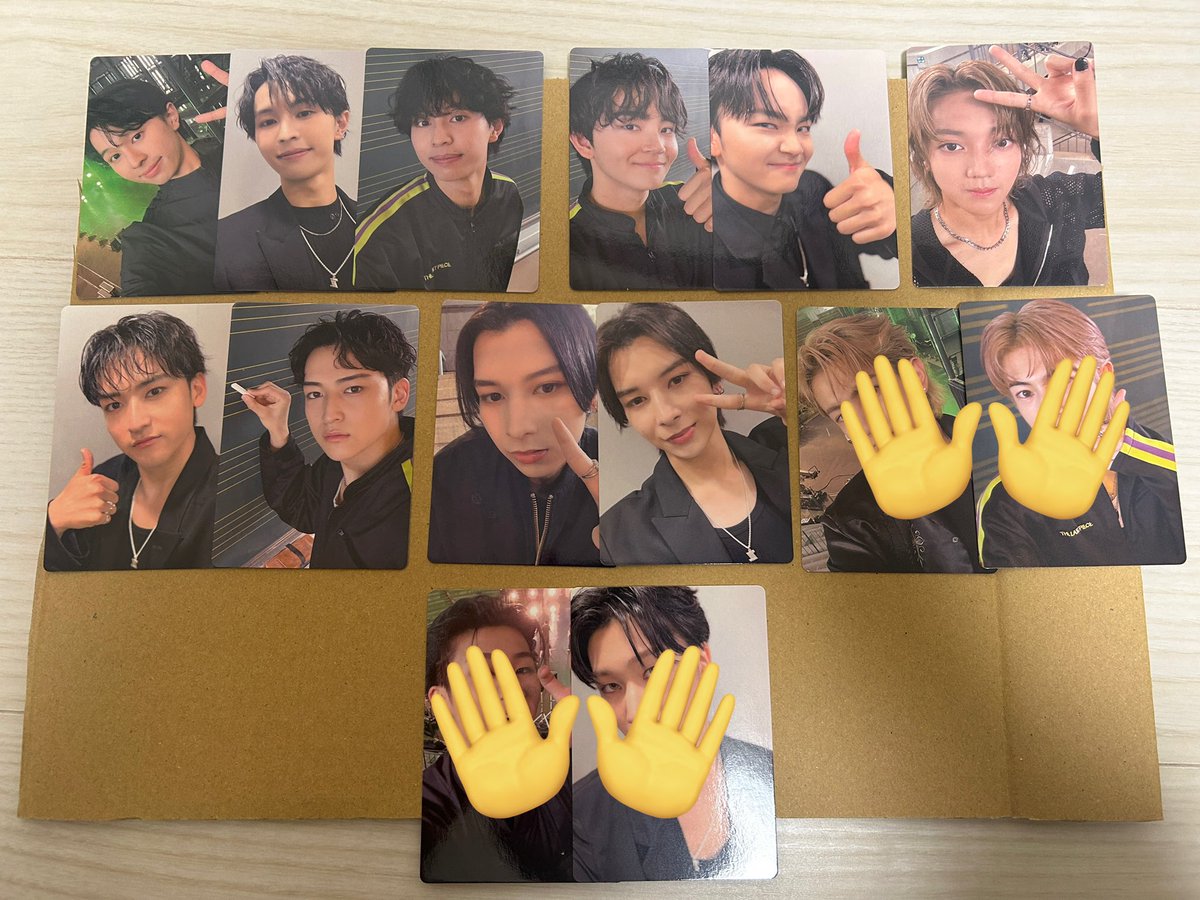 n79k810's tweet image. 娘の為に探してます🙇‍♀️

譲) トレカ（ユウタ、タイキ、タイチ
　　アダム、カノン）

求 )ルイ写真2枚目以外の2種
　　（決まり次第他買取）

📮郵送交換希望
お気軽にリプ・DMお待ちしております🙇🏻‍♀️

 #THELASTPIECE交換  #ラスピ交換 #BMSG交換 #STARGLOW交換