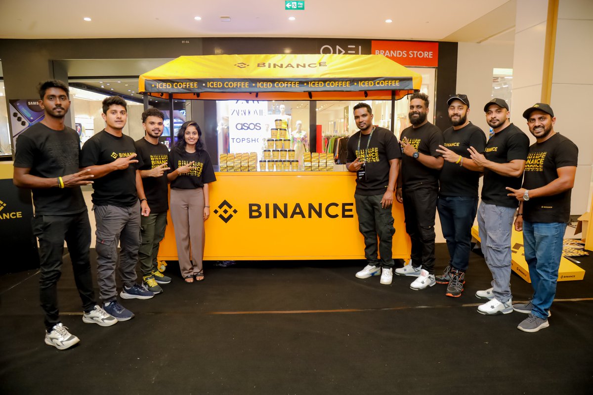 BinanceDesi's tweet photo. Who doesn’t love iced coffee, conversations, and crypto?

Stop by the Binance Iced Coffee Bar and chill with us IRL. 💛

Because good ideas start with good coffee. 🧊☕
📍 7-22 Nov: One Galle Face Mall, L1 – Beira 
📍 8-15 Nov: Colombo City Centre (CCC) Mall

🕓 4 PM – 8 PM

#CoffeeWithBinance