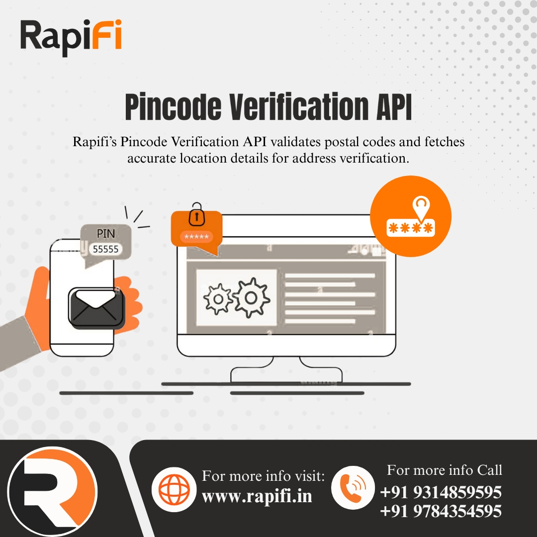 RapifiS84489's tweet image. 📍 Simplify address verification with Rapifi’s Pincode Verification API!
Validate postal codes &amp;amp; fetch accurate location details in real time. 🚀
🌐 rapifi.in | 📞 +91 9314859595
#Rapifi #API #PincodeVerification #AddressVerification #TechSolutions #Fintech