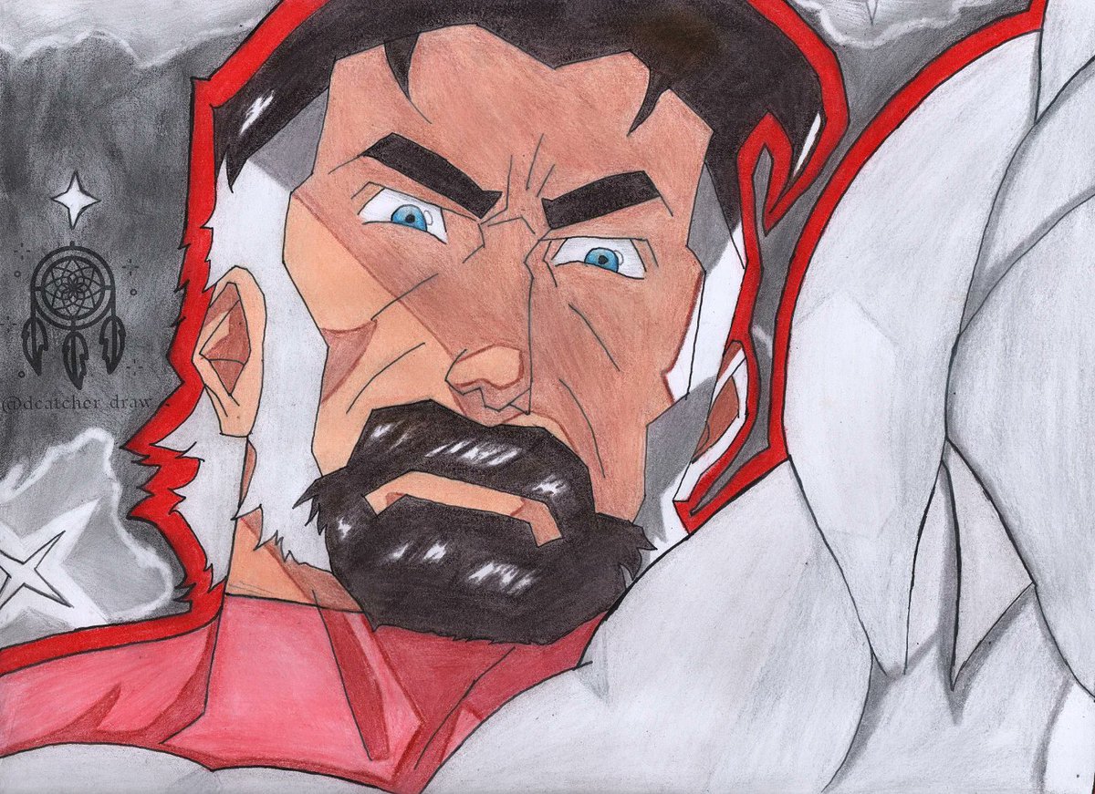 Dcatchert_Draw's tweet photo. Omni-Man ⚪️🔴

#invincible #omniman #drawing #pencialart https://t.co/REj5Ca89Yn