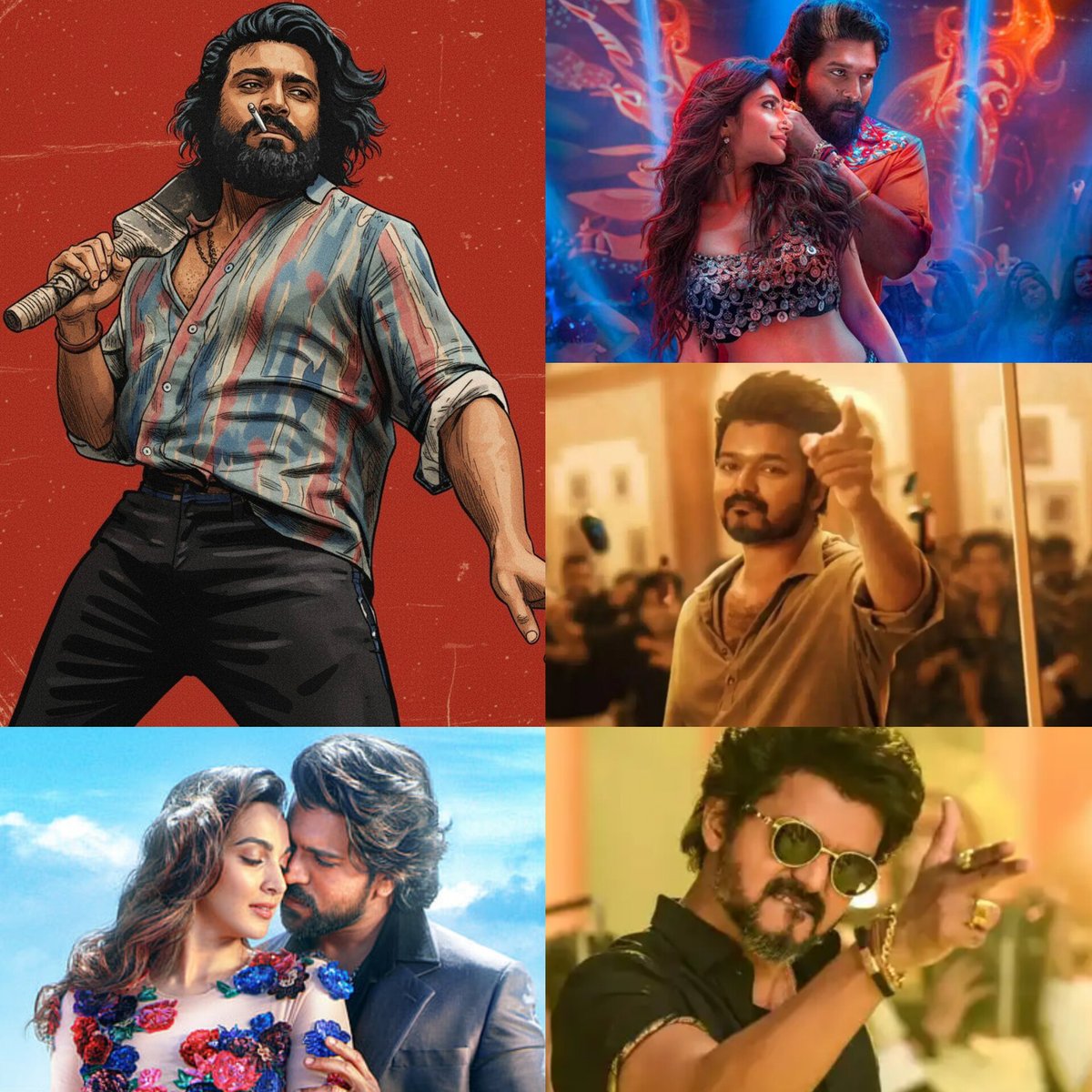 CeededRCFans's tweet photo. Most Viewed South Indian Lyrical Songs In 24 Hours :

1) #ChikiriChikiri - 30 Million Views 🔥
2) Kissik - 27.1 Million Views
3) Whistle Podu - 24.8 Million Views
4) Arabic Kuthu - 23.7 Million Views
5) #NaaNaaHyraanaa - 23.4 Million Views 💥

#Peddi #RamCharan https://t.co/2s72zLC6Yw