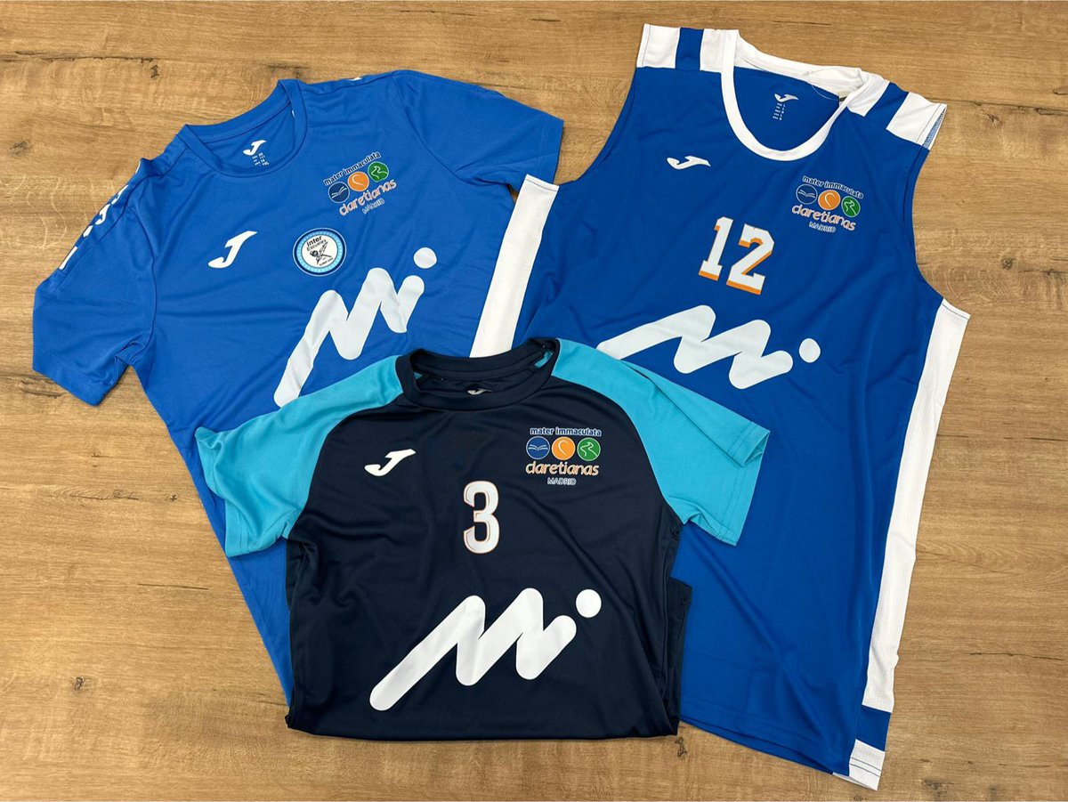 FosburyTextil's tweet photo. Todo preparado para el inicio de competición para el #ColegioMaterImmaculata @materdeportes 
Sus equipos de voleibol, fútbol sala y baloncesto lucirán por Madrid los modelos @JomaSport con detalles que no dejarán a nadie indiferente. Mucha suerte y a disfrutarla https://t.co/IE0LFPVdNq