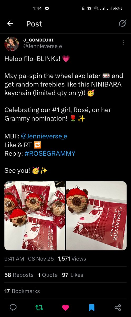 justlalaland2's tweet image. #ROSÉGRAMMY