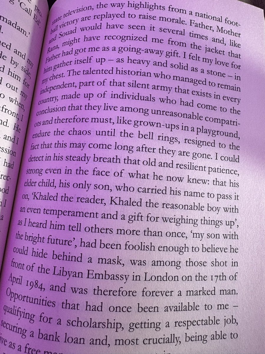 A page from Hisham Matar’s new book, My Friends, incredibly resonant today