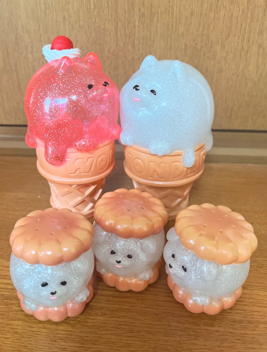 かわいいワンコのソフビができました🐶 美味しそう💕