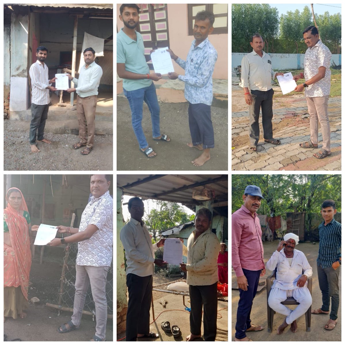 SIR(મતદાર યાદી ખાસ સઘન સુધારણા) કાર્યક્રમ અંતર્ગત ભાવનગર જિલ્લાના વિવિધ વિભાગોમાં BLO દ્વારા મતદારોને Enumeration Forms (ગણતરી ફોર્મ) વિતરણની કામગીરી કરવામાં આવી રહી છે.
અમારા BLOશ્રી ફિલ્ડમાં છે, જ્યારે તેઓ તમારા ઘરની મુલાકાત લે ત્યારે સહકાર આપશો.
#SIR #ECI
<a href="/ECISVEEP/">Election Commission of India</a>
<a href="/CEOGujarat/">Chief Electoral Officer, Gujarat</a>