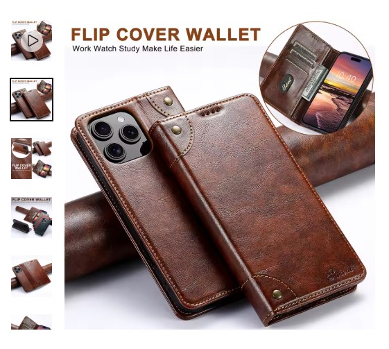 AliProdcuts's tweet image. 📱 EUCAGR Luxury PU Flip Leather Case
Magnetic &amp;amp; Shockproof Protection for iPhone 16/15/14/13/12/11 Pro Max, XS, XR, SE 2022
Buy - alli.pub/7ar33e
#iPhoneCase 
#LeatherCase 
#ShockproofCase