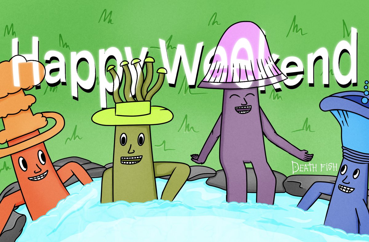 _deathfish's tweet image. 6th artwork, on journey to the role of enoki🍄
Happy weekend @0xfairblock @0xfairblockID 🌴🌄🍃