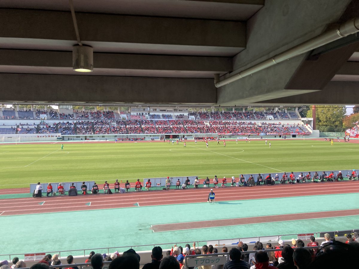tora_to_chan's tweet photo. 今日はここから…⚽️
#浦和レッズレディース
#駒場スタジアム
#早川陽菜 https://t.co/KgUIvnh8KQ