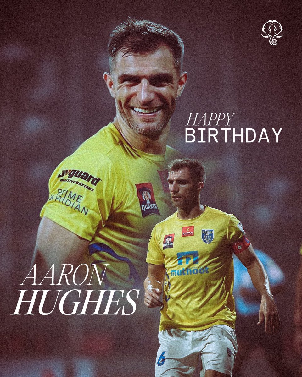 KeralaBlasters's tweet image. Happy Birthday Aaron! 💛🎂

#KeralaBlasters #KBFC #YennumYellow