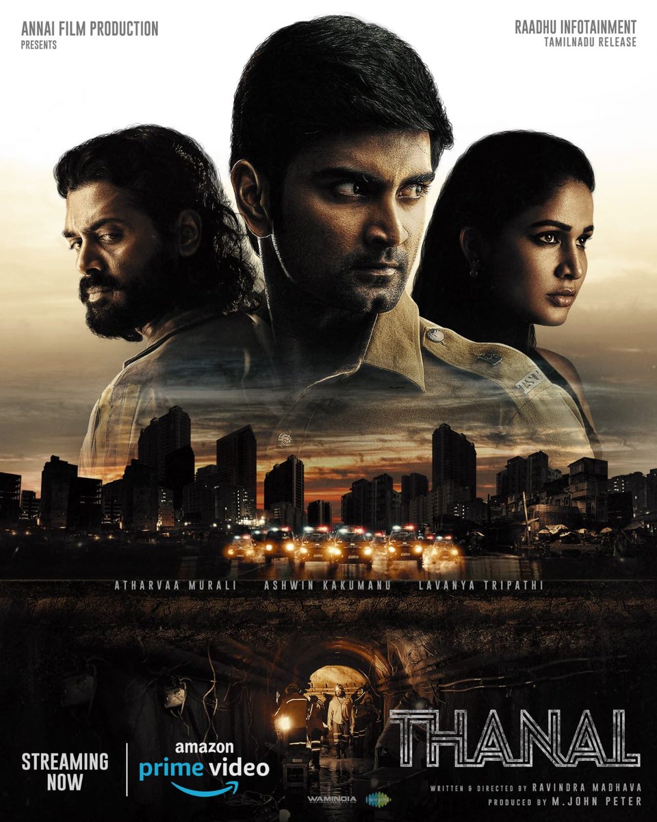 RajivAluri's tweet photo. After a gripping run in theatres, the intense crime-action thriller #Thanal is now streaming exclusively on @PrimeVideoIN 🔥
Tune in for edge-of-the-seat drama, powerful performances, and nonstop thrills
https://t.co/fpai651hs8
@Atharvaamurali @AshwinKakumanu @Itslavanya @sakthisaracam
@justin_tunes @kalaivananoffl @Harikiran1483 @Dastha07gray
@stuntsaravanan @lyricist_vivek @iamkarthiknetha @dineshashok_13
#sureshchandraaoffl @DoneChannel1 @AbdulNassarOffl
@pradeep397 @sarvhaa @digitallypower @saregamasouth @WamIndia @PROSaiSatish
#ThanalOnPrime #Atharvaa #LavanyaTripathi #TamilCinema #NowStreaming