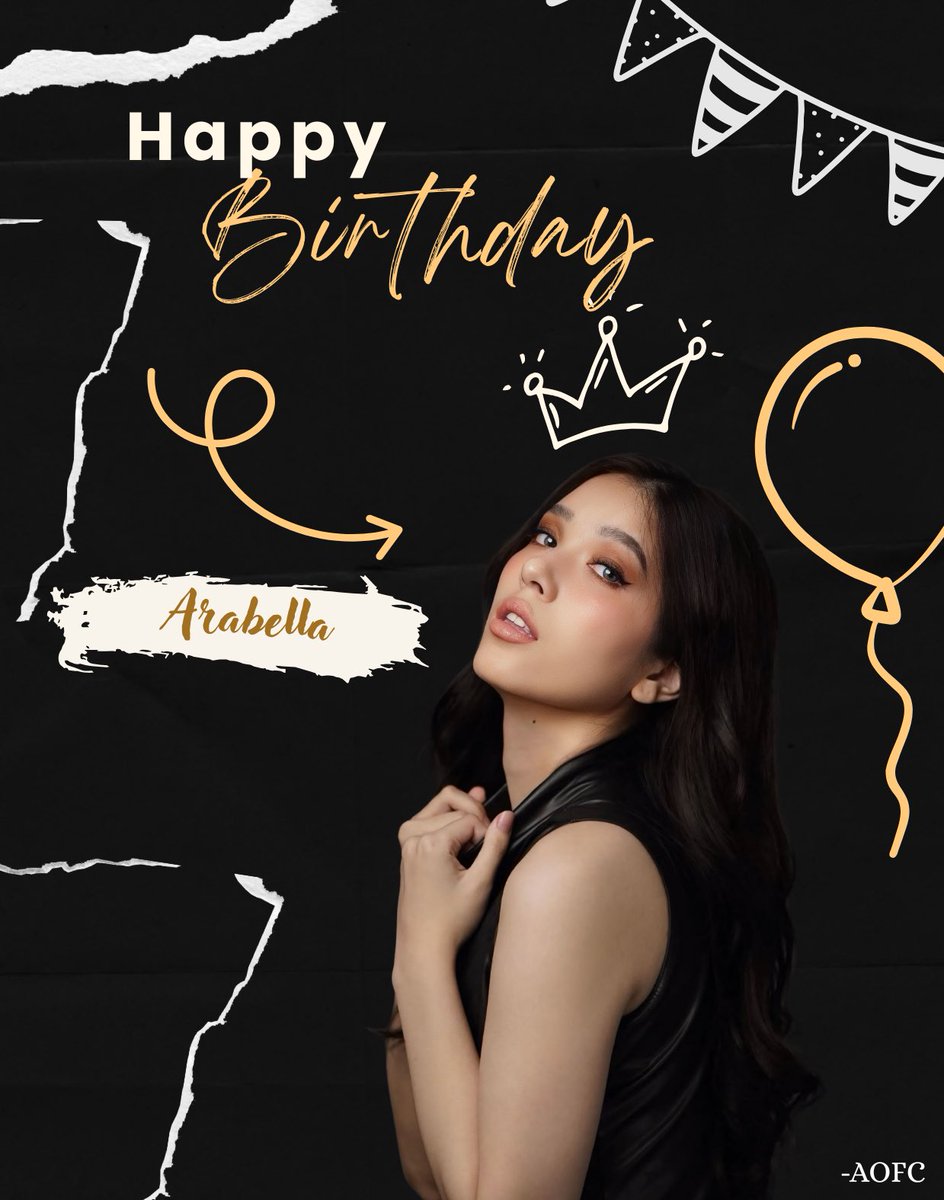 aranatorsofc's tweet photo. It’s #ArabellaDelRosario Day!

May this year bring you more blessings, exciting opportunities, and moments that make your heart happy. You deserve all the love and light today and always. Keep doing what you love and never stop shining. We love you!

-AOFC https://t.co/QY7cT9tFEC