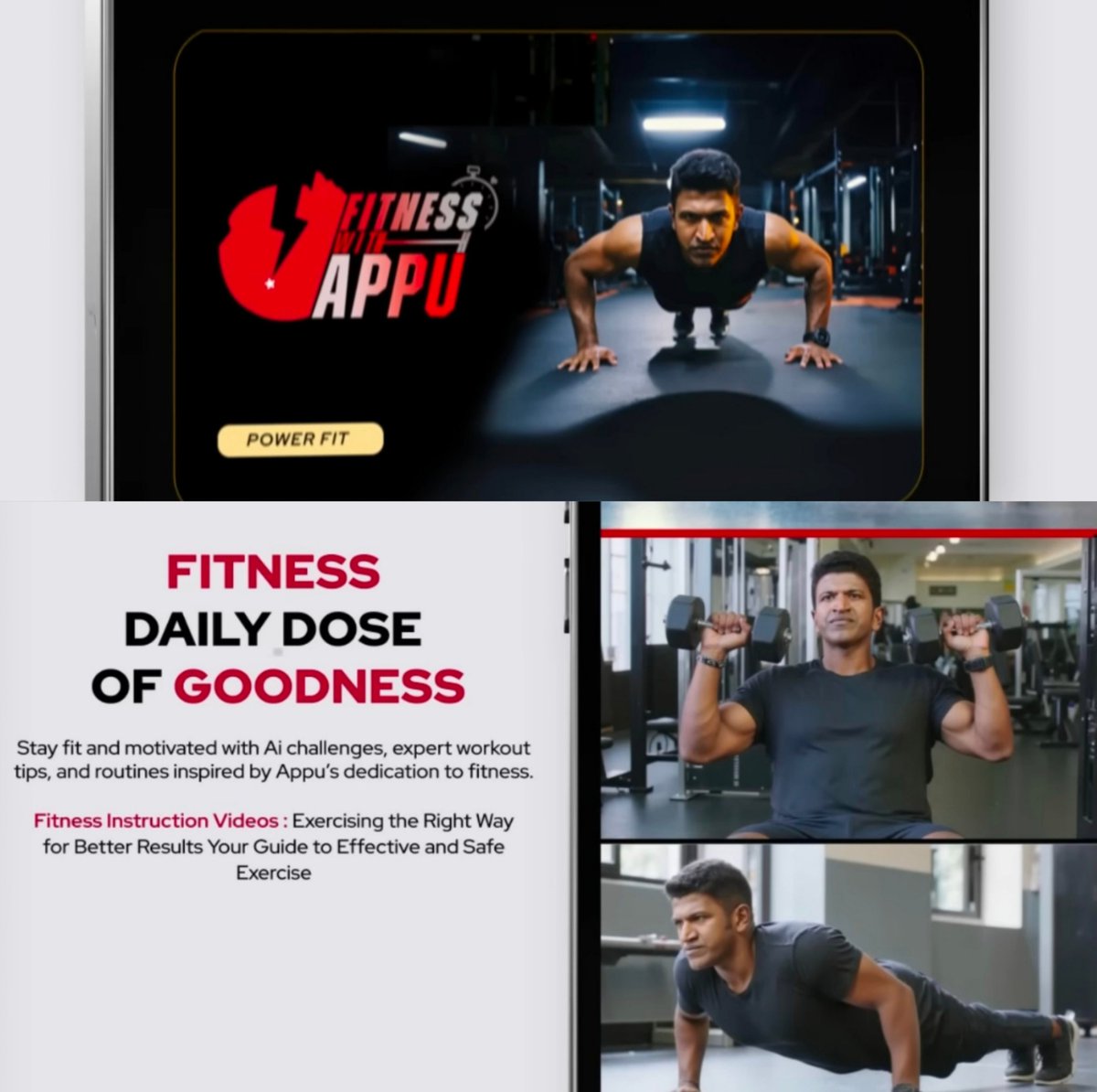 PRKcultARK's tweet image. Appu boss looks and sounds so realistic in these training/workout videos 🥳

Most well executed idea of PRK app imo, can drive anyone to push the extra mile 🔥

#DrPuneethRajkumar | #AppuLivesOn