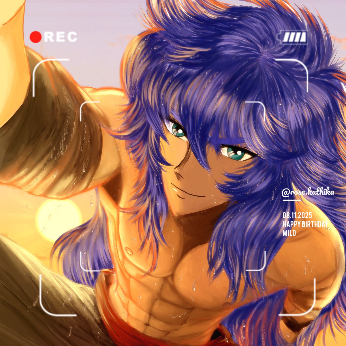 rose_kathika's tweet photo. Feliz cumpleaños Milo de Escorpio ♏🦂💗 08.11.2025
Grabándose después de entrenar? Si, lo hizo jaja 😉🏃🏋️
#蠍座のミロ生誕祭2025
#聖闘士星矢
#SaintSeiya
#Milodeescorpio https://t.co/6jxK28fVAX