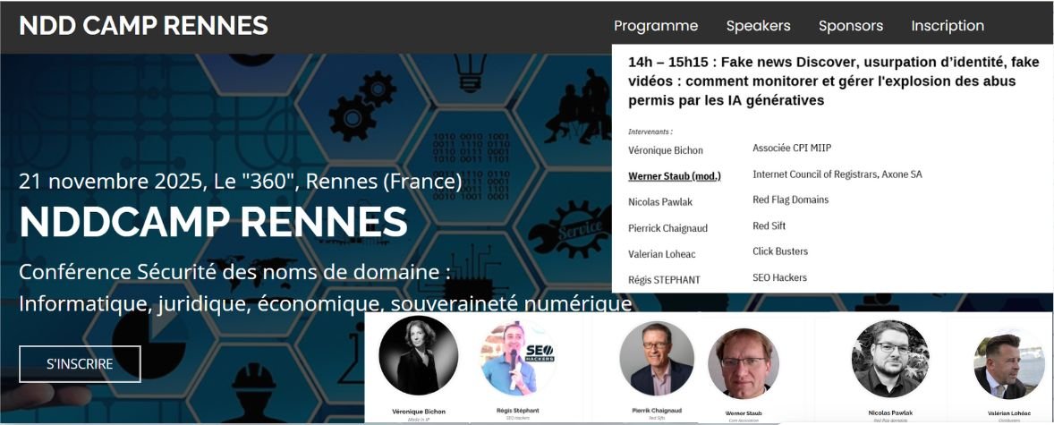 💣Fake news à la pelle sur Discover, Fake vidéos partagées des millions de fois : les IA génératives décuplent le potentiel de tromperie des internautes.
 Quelles parades et bonnes pratiques pour que le Web reste un outil de communication et d'échange crédible ?

Autant de défis
