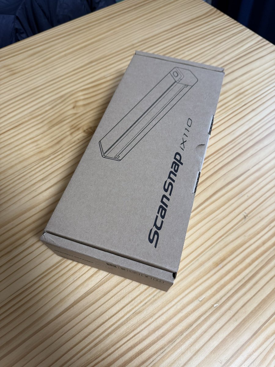 minesoh's tweet image. さあ、開封の儀、いつやる⁉️👶
#ScanSnapiX110