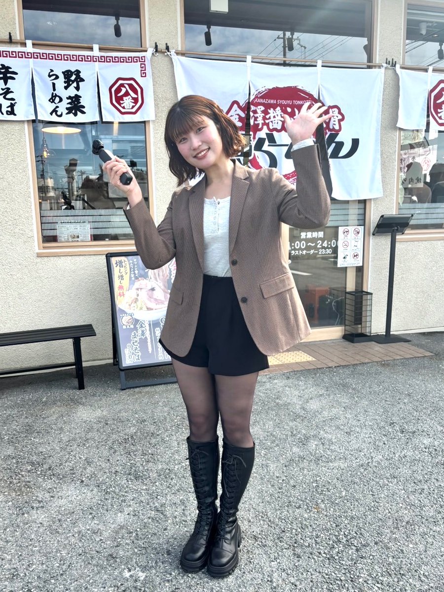 室姫憂華 New Open🍜 金澤醤油豚骨 8番らーめんさんにロケに！ 美味そうすぎる